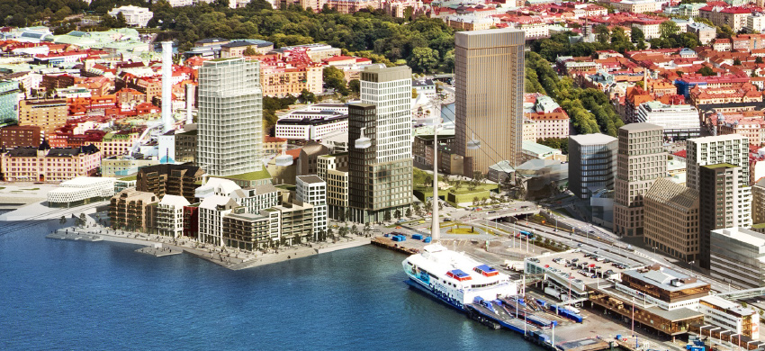 Visionsbild av halvön.