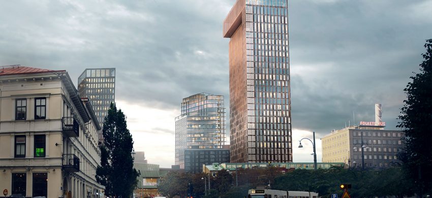 Visionsbild av ett höghus.