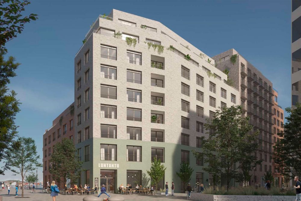 Riksbyggen och Stena Fastigheter – Vy över halvön