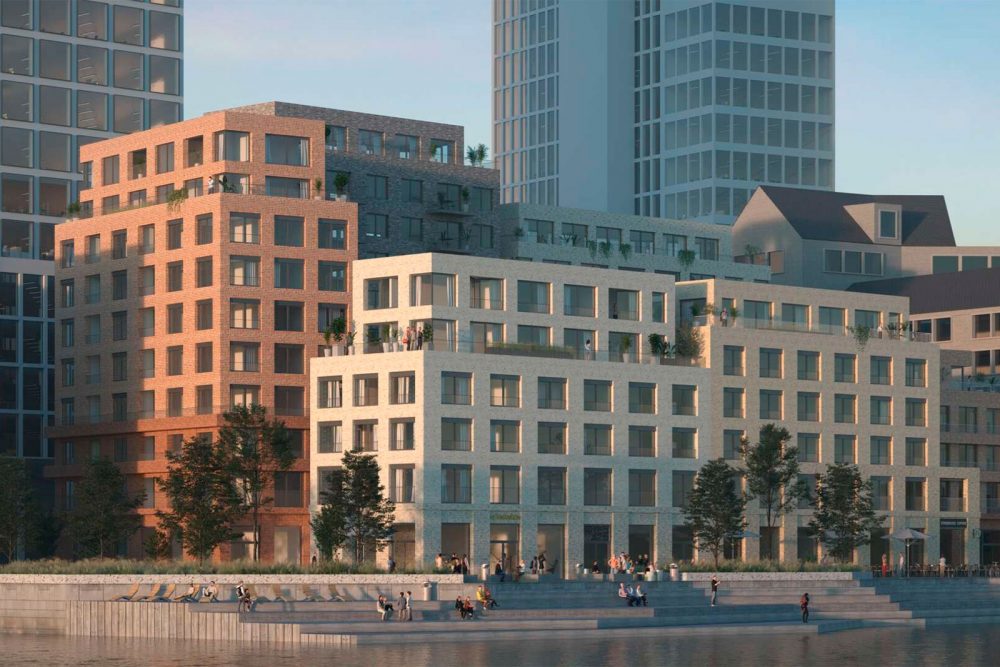 Riksbyggen och Stena Fastigheter – Vy över halvön