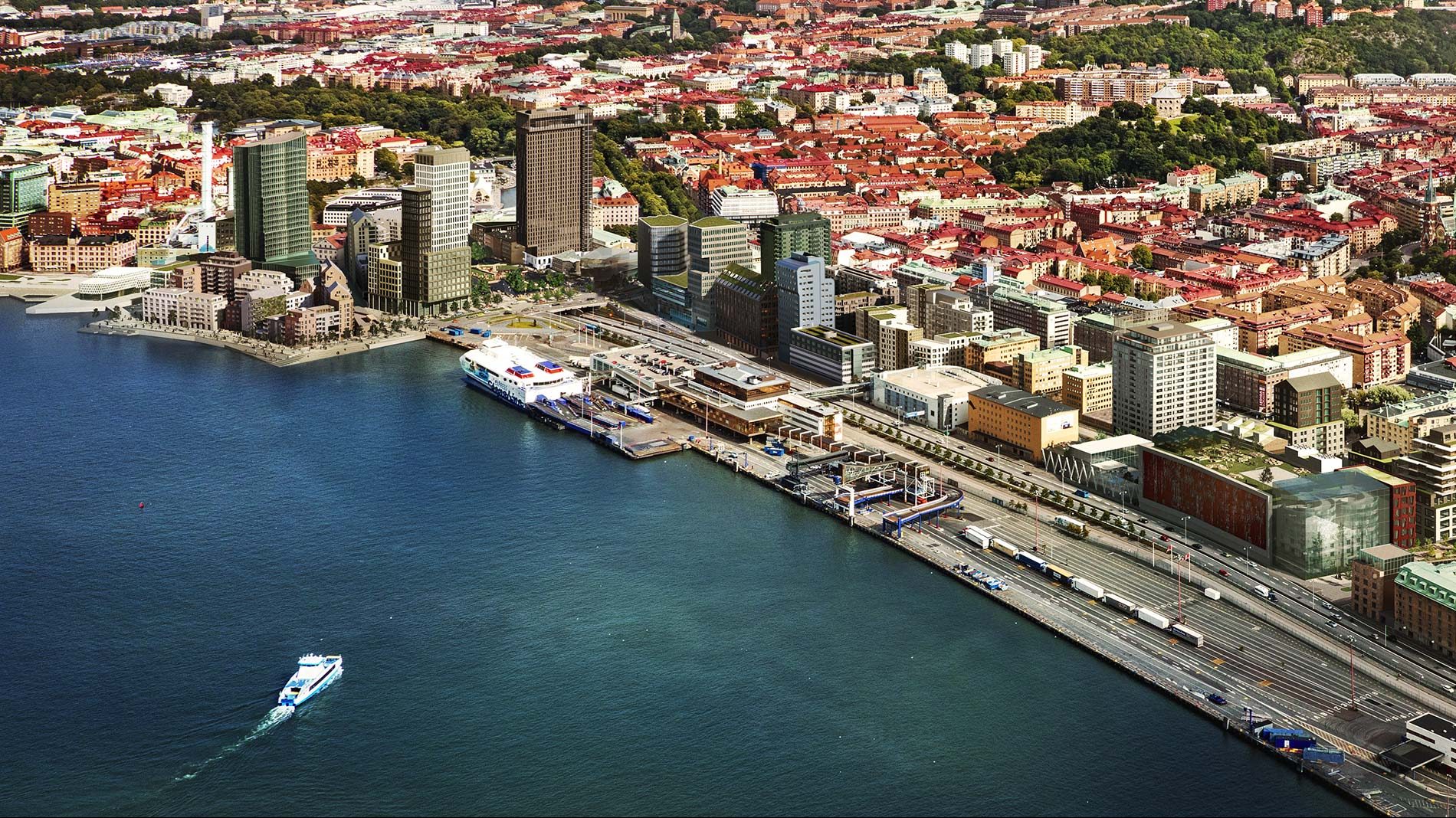 Den nya halvön i Göteborg