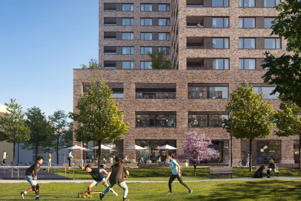 The Parkside – vy genom Masthuggsparken